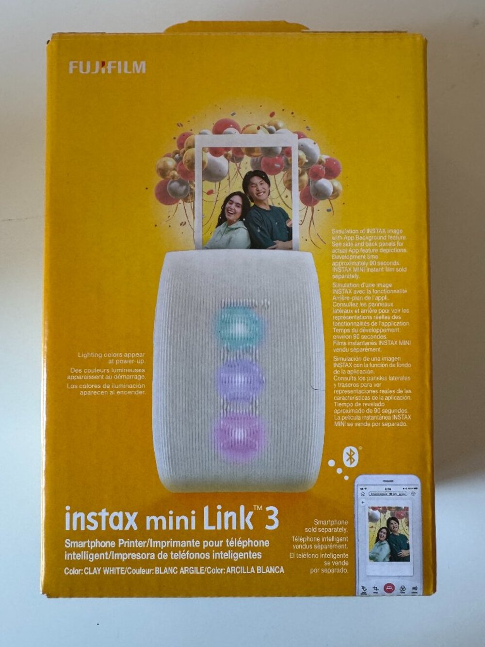 Fujifilm Instax mini Link 3 pinter with extra film pack NWB NWT